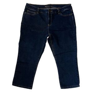 Michael Kors Women's Dark Cropped Skinny Jeans  Size 10